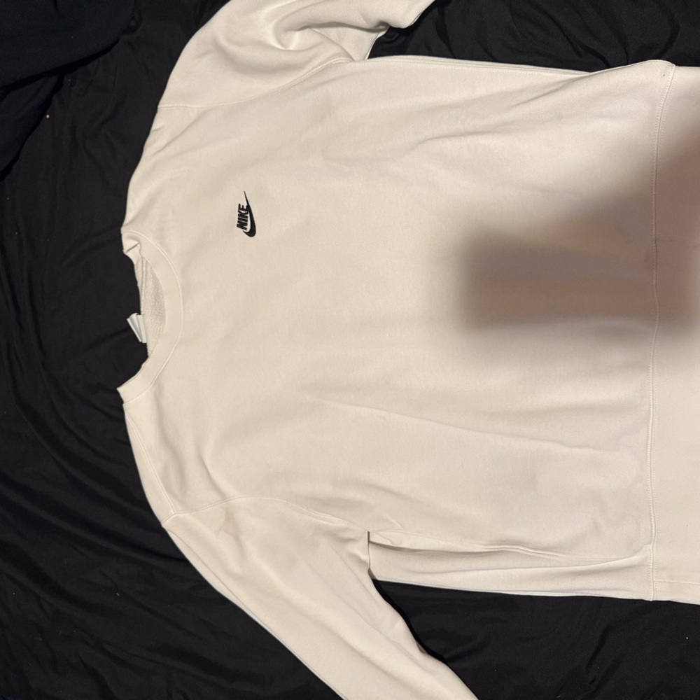 Nike Men's White Sweater